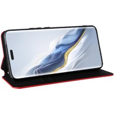 Bdt Shop Onur Için Kılıf Sihirli 6 Pro 5g Kart Yuvaları Tutucu Manyetik Kapatma 3D Pu (Yurt Dışından)