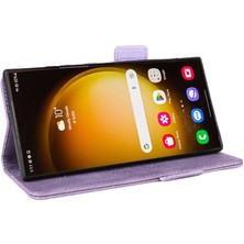 Bdt Shop Kart Tutucu Kickstand Kart Folio ile Samsung Galaxy S24 Ultra Için Kılıf (Yurt Dışından)