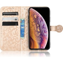 Bdt Shop IPhone X/xs Manyetik Toka Deri Cüzdan Kapak Geometrik Desen (Yurt Dışından)