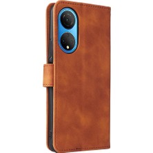 Bdt Shop Kart Tutucu Kickstand Deri Folio Flip Case ile Onur X7 Için Kılıf (Yurt Dışından)