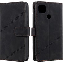 Bdt Shop Xiaomi Poco C3 Bileklik Cüzdan Flip Için Kılıf Folio Manyetik Pu Deri (Yurt Dışından)