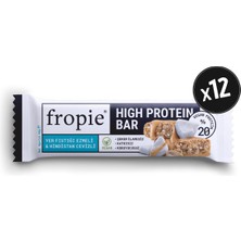 Fropie Vegan High Protein Bar -  Yer Fıstığı Ezmeli & Hindistan Cevizli 40GR X12