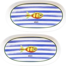 The Mia Fish Oval Servis 2li 29 cm