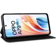 Bdt Shop Oppo A79 5g Kart Yuvaları Için Kılıf Tutucu Pu Deri Cüzdan Manyetik 3D (Yurt Dışından)