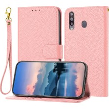 Bdt Shop Telefon Kılıfı Için Samsung Galaxy A20S Cüzdan Flip Folio Kart Yuvaları Tutucu Pu (Yurt Dışından)