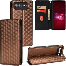 Bdt Shop Asus Rog Telefon 6 Pro Kart Yuvaları Tutucu Cüzdan Pu Deri 3D (Yurt Dışından)