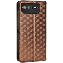 Bdt Shop Asus Rog Telefon 6 Pro Kart Yuvaları Tutucu Cüzdan Pu Deri 3D (Yurt Dışından)