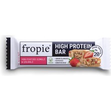 Fropie Vegan High Protein Bar - Yer Fıstığı Ezmeli & Çilekli 40GR X12
