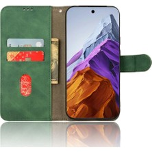 Bdt Shop Kart Tutucu Kickstand Deri Folio Flip ile Google Pixel 9 Pro Için Kılıf (Yurt Dışından)