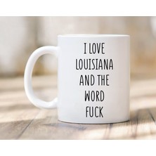 Bexdore Louisiana Kahve Kupa - Louisiana Kupa - Louisiana si - Ingilizce Kupa Bardağı