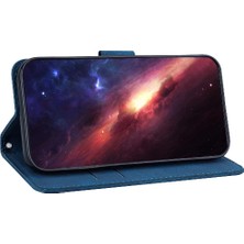 Bdt Shop Oppo RENO11 F Premium Pu Deri Kickstand Özelliği Için Kılıf Geometrik Flip (Yurt Dışından)