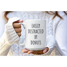 Bexdore Kolayca Dikkatiniz Dağılır - Çörek Kupa - Çörek si - Donut Lover Ingilizce Kupa Bardağı