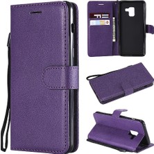 Bdt Shop Kart Yuvası ile Samsung Galaxy A8 2018 Için Flip Case Yüksek Kalite Deri (Yurt Dışından)