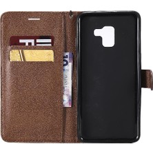 Bdt Shop Samsung Galaxy A8 Artı 2018 Yüksek Kaliteli Deri Klasik Için Flip Case (Yurt Dışından)