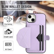 Bdt Shop IPhone 14 Için Kılıf Artı Kickstand Koruyucu Kapak Premium Pu Deri Kart (Yurt Dışından)