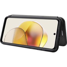 Bdt Shop Motorola Moto G53 Manyetik Karbon Fiber Tam Koruma Kartı Için Kılıf (Yurt Dışından)
