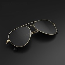 POLO55  Polarize Aviator Damla Gold-Siyah Kadın Güneş Gözlüğü