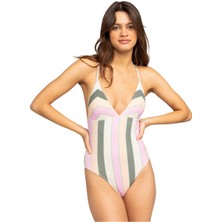 Roxy Vista Stripe One Piece Kadın Mayo