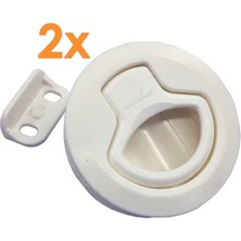 Goldsea Tekne Gömme Kulp Abs Plastik Beyaz Ø60MM 2 Adet