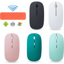 TEKNETSTORE Macbook/huawei/samsung/lenovo Uyumlu Şarj Edilebilir Sessiz Mouse Wifi Kablosuz Mouse Fare