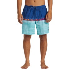 Quiksilver Everyday Wordblock Volley 17 Erkek Mavi Volley Short