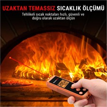 NPO Thermopro TP410 Mini Endüstriyel Kızılötesi Katı-Sıvı Sıcaklık Ölçer