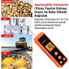 NPO Thermopro TP410 Mini Endüstriyel Kızılötesi Katı-Sıvı Sıcaklık Ölçer