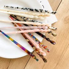 Mingjin Shop2 Ö Fashioese Tarzı Saç Sopa Vintage Asetat Çubuk Kadın Tokalar Saç cl Düğün Saç Takı Aksesuarları (Yurt Dışından)