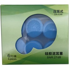 Chaoduo Shop Turuncu Tarzı 1 Kutu Ses Geçirmez Silikon Çamur Kulak Tıkacı Yumuşak ve Rahat Uyku Öğrenme Gürültü Azaltma Yüzme Banyo ve Su Girişi (Yurt Dışından)