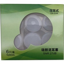 Chaoduo Shop Turuncu Tarzı 1 Kutu Ses Geçirmez Silikon Çamur Kulak Tıkacı Yumuşak ve Rahat Uyku Öğrenme Gürültü Azaltma Yüzme Banyo ve Su Girişi (Yurt Dışından)