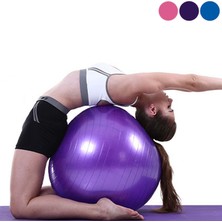 Chaoduo Shop Mor Tarzı A5KC 45CM Boyut Fitness Egzersiz Eğitimi Denge Yoga Sınıfı Gym Ball Core Gymball Pvc (Yurt Dışından)