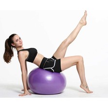 Chaoduo Shop Mavi 75CM Tarzı Spor Yoga Topları Pilates Fitness Salonu Denge Fitball Egzersiz Pilates Egzersiz Masaj Topu 65CM 75CM (Yurt Dışından)