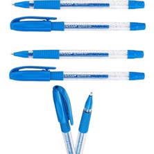 Pensan Glitter Simli Jel Kalem Mavi ( 1 mm ) - 4 Adet