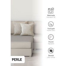 Perle Home Daily Series Ekru Rengi Kırlent Yastık Kılıfı