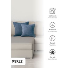 PERLE HOME DAİLY SERİES DERİN MAVİ RENGİ KIRLENT YASTIK KILIFI