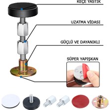 Lovyco Yatak Baza Başlık Sabitleme Aparatı Ses ve Sallanma Titreşim Önleyici Eşya Sabitleme 2 Adet