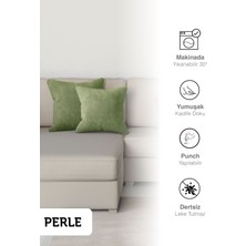 Perle Home Daily Series Zeytin Yaprağı Rengi Kırlent Yastık Kılıfı