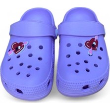 Cihan Shoes Kız Çocuk Sabo Plaj Havuz Banyo Günlük Terlik & Sandalet Lila Renk