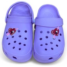 Cihan Shoes Kız Çocuk Sabo Plaj Havuz Banyo Günlük Terlik & Sandalet Lila Renk