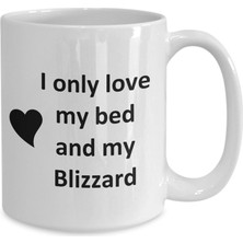 Bexdore Blizzard Lover Kupa - Kedi Köpek Kuş Evcil Hayvan Adı - Love My Blizzard Ingilizce Kupa Bardak