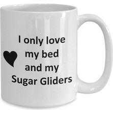 Bexdore Komik Şeker Planör Lover Kupa - Pet - Love My Sugar Gliders Kahve Fincanı- Ingilizce Kupa Bardak