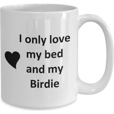 Bexdore Birdie Lover Kupa - Kedi Köpek Kuş Evcil Hayvan Adı - Love My Birdie Adı Ingilizce Kupa