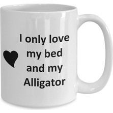 Bexdore Komik Timsah Sevgilisi Kupa - Pet - Love My Timsah Kahve Fincanı- Ingilizce Kupa Bardak