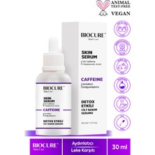 Biocure Kafein Cilt Bakım Serumu Detox Etkili, Arındırıcı & Dolgunlaştırıcı  30 ml