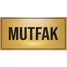 Gündoğdu Mutfak Yönlendirme Levhası Metal PR-20A