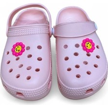 Cihan Shoes Kız Çocuk Sabo Plaj Havuz Banyo Günlük Terlik & Sandalet Pudra Renk