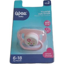 Wee Baby Yuvarlak Uçlu Emzik 830 No:2 Pembe