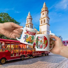 Dünyadan Hediyeler Meksika Kupa Bardak 2 Adet Seyahat Hatıra Mexico Mug