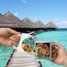 Dünyadan Hediyeler Karayipler Kupa Bardak 2 Adet Seyahat Hatıra Caribbean Mug