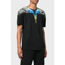 Marcelo Burlon Pamuklu Regular Fit Bisiklet Yaka T Shirt Erkek T Shirt Cmaa018S23Jer0061009